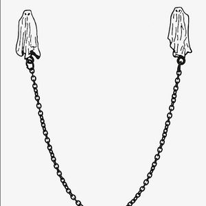 Beetlejuice Ghost Collar Pins